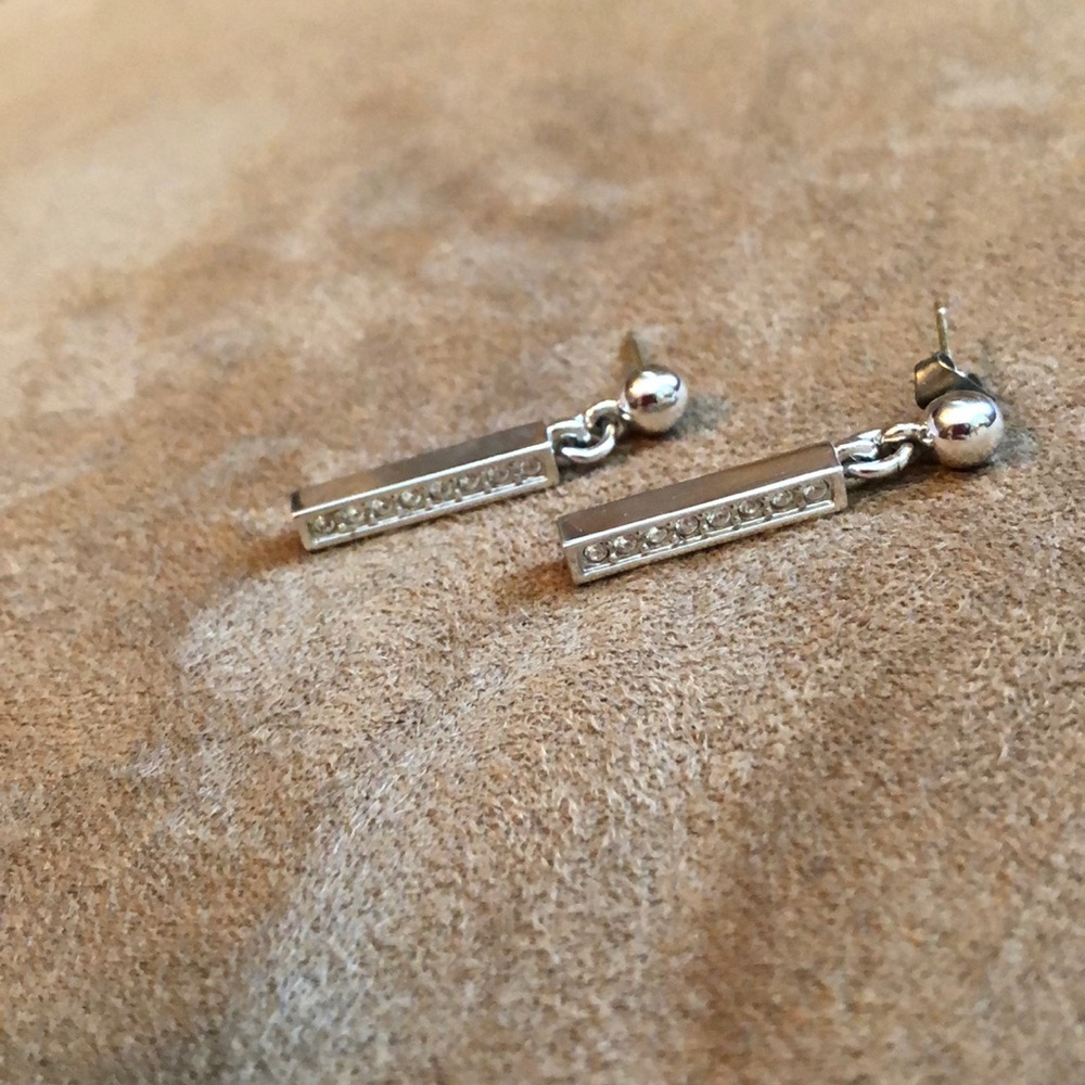 Silver earrings